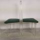 Série de 4 chaises plexiglas Roche Bobois