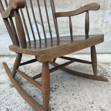 Wooden rocking chair