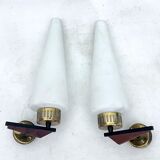 Mid-Century pair of sconces, Italy 1950s
