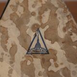 Pair of vintage 1960s metal table lamps by Seminara design