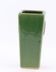 Green ceramic vase