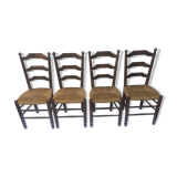 4 chairs mulched Provencal style