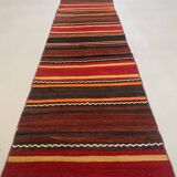 Old Turkish narrow Kilim Runner 320x58 cm shabby chic, vintage kelim