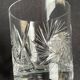 3170 – 4 whiskey glasses – cut crystal