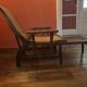 Liner chair or colonial sun lounger