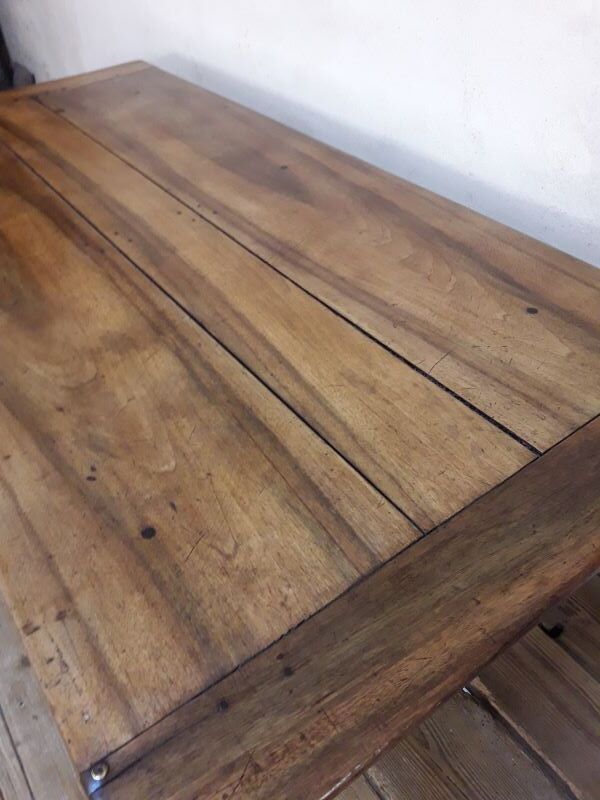 Walnut farmtable, 19th