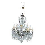 Chandelier with pendants 18 bulbs