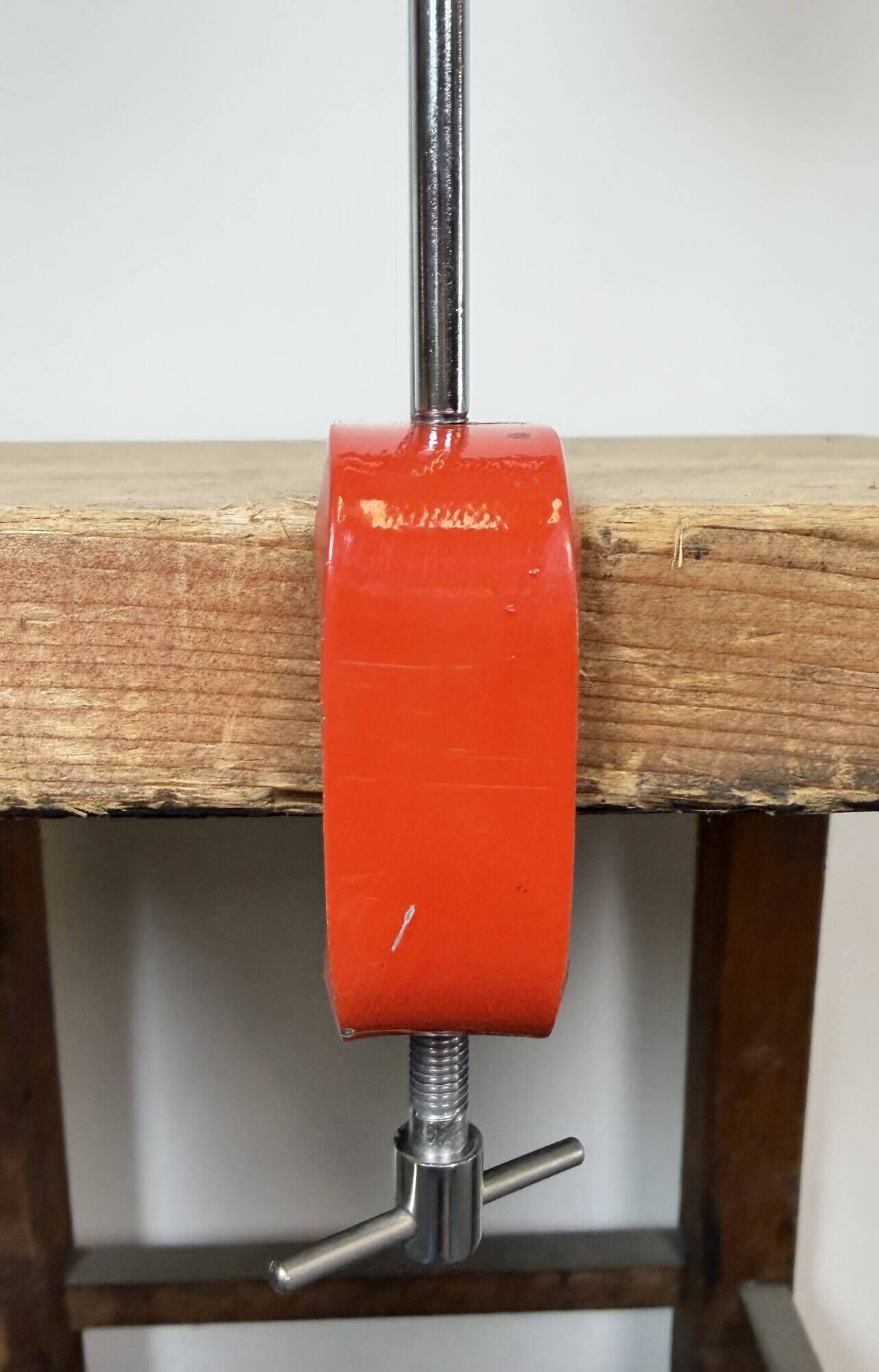 Vintage Red Table Lamp by Josef Hůrka for Lidokov, 1960s