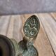 Antique brass candlestick La Ménagère Paris – floral decoration