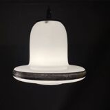Lampe à suspension en verre blanc moderne danoise