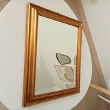 Vintage gold mirror beveled glass 47.5*37.5