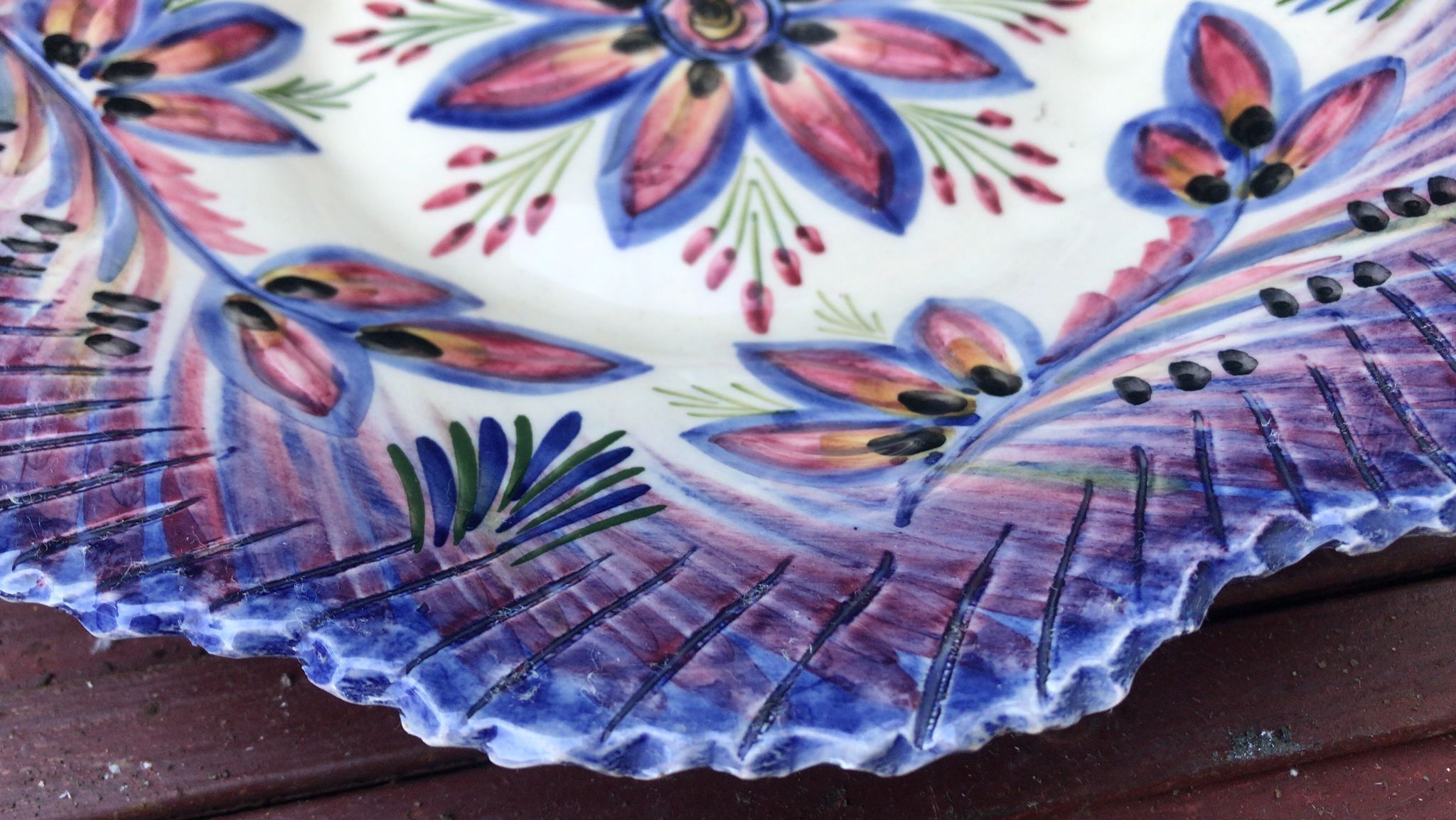 Rochefort earthenware plate