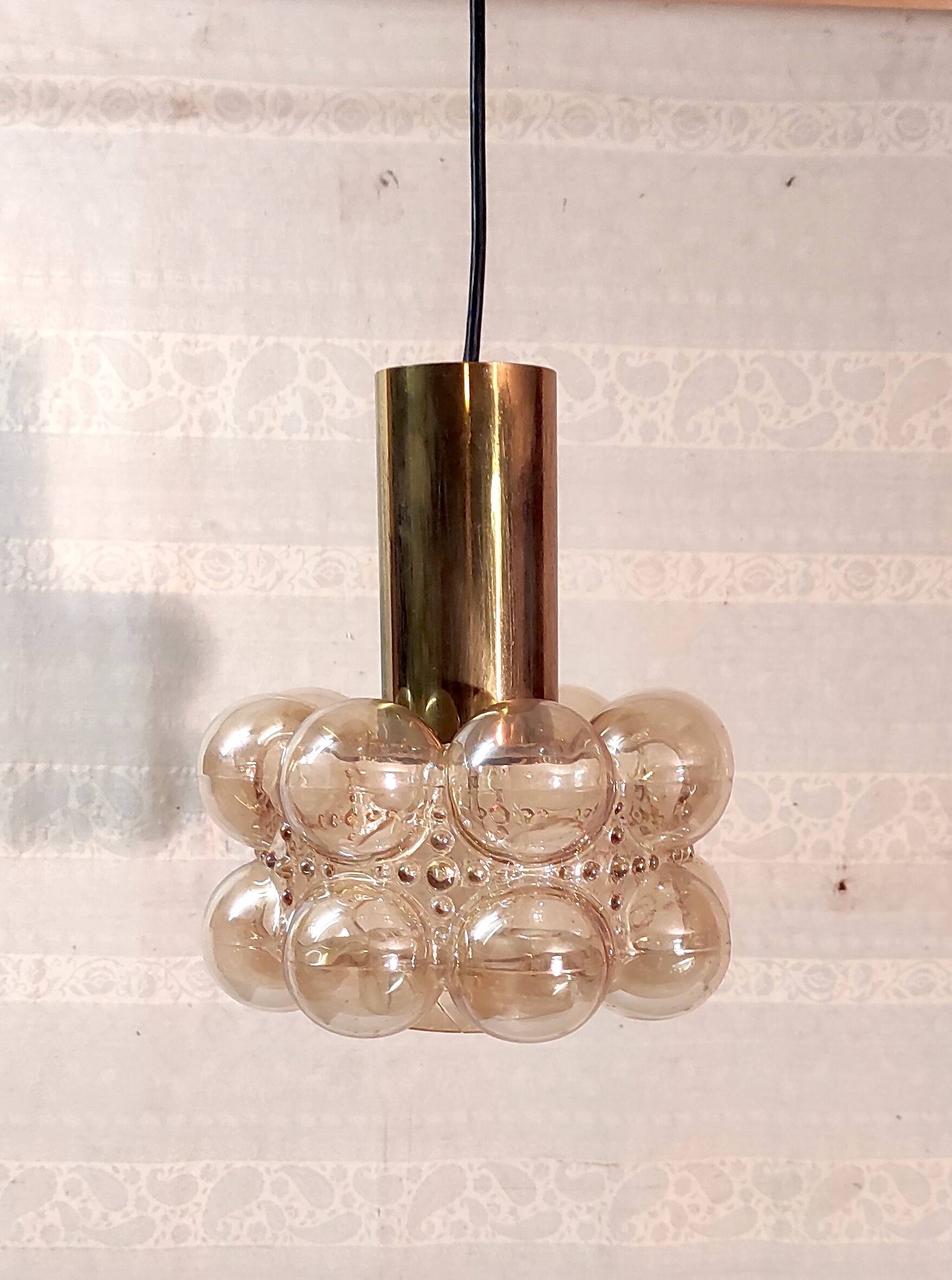 Suspension design bubble par Helena Tynell pour Limburg - années 60/70