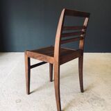 Reconstruction Dining Chair attributed to Rene Gabriel, France, 1940s