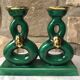 Pair of art deco candlesticks