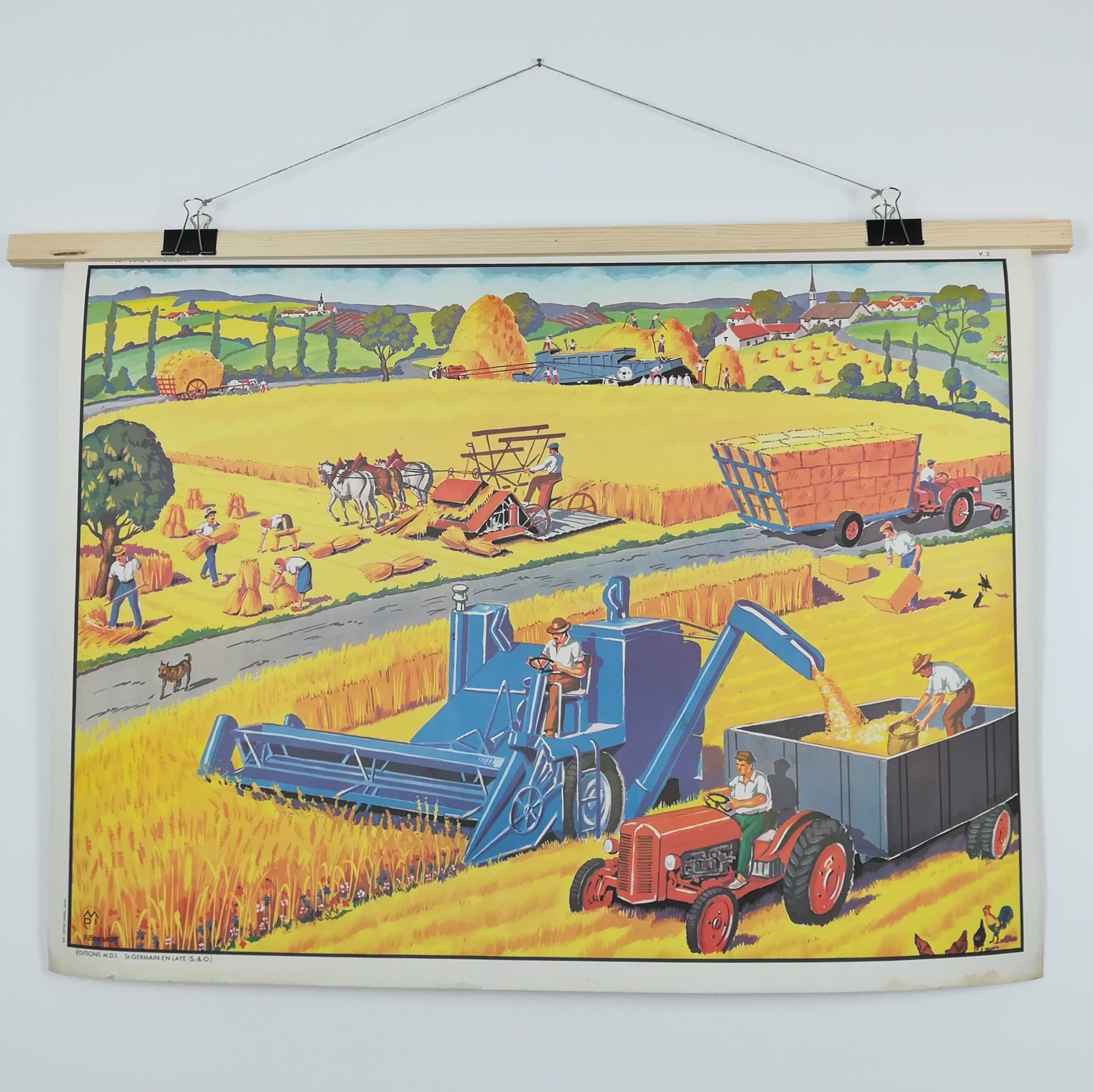 MDI SCHOOL POSTER - BEACH & HARVEST