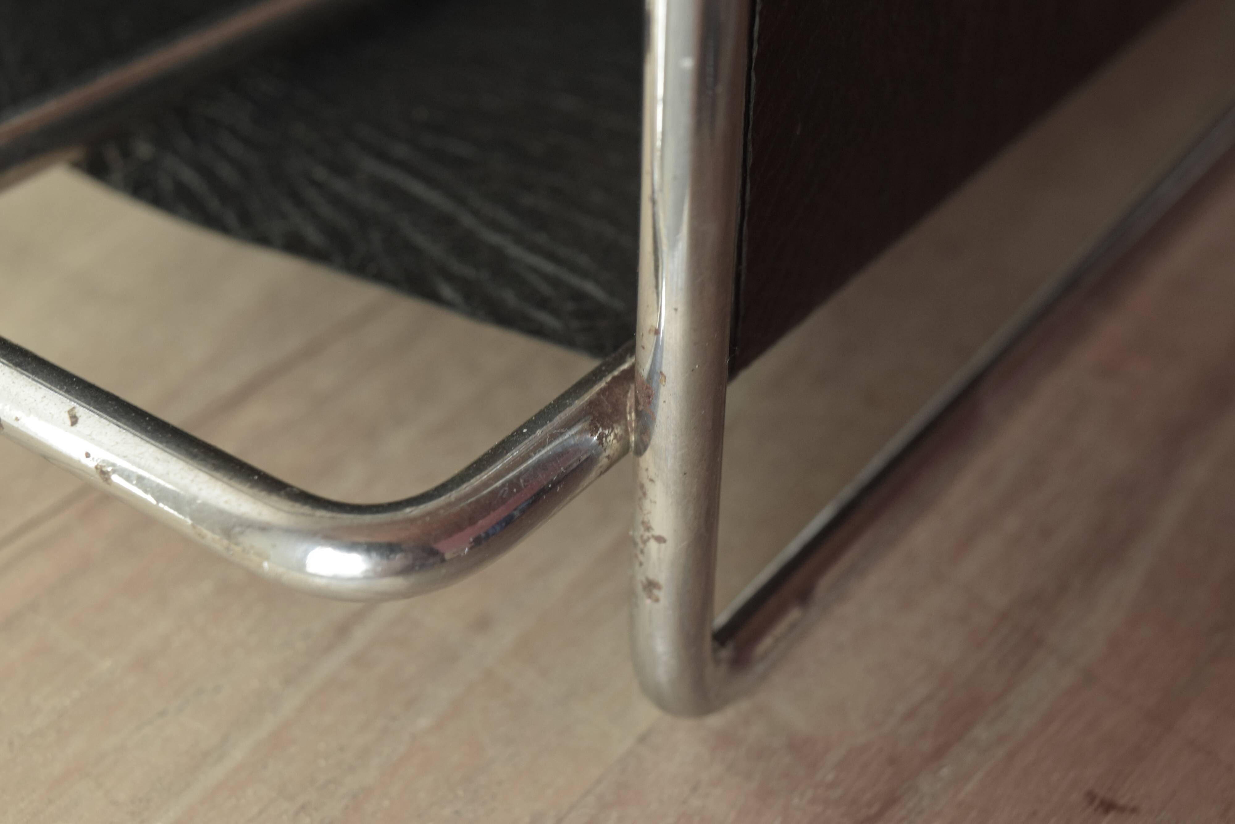 Vintage Scandinavian magazine rack in modernist style - 1960s