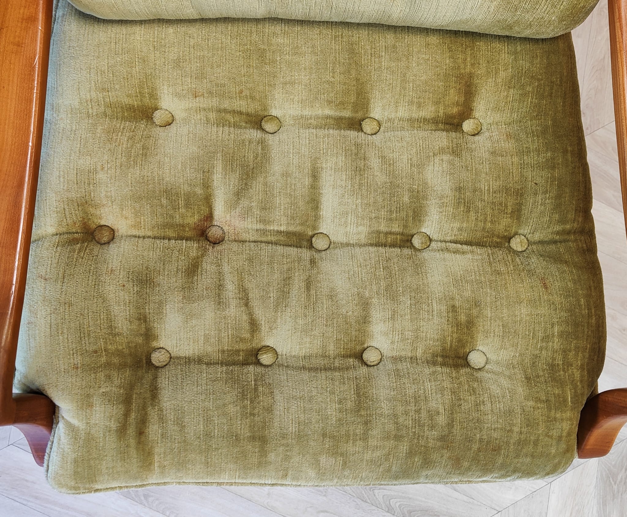 Two mid century armchairs