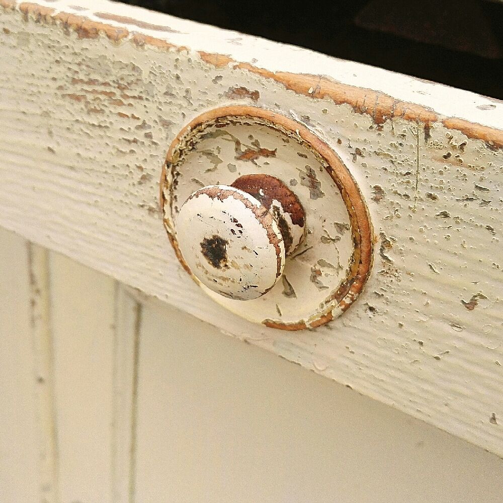 Parisian log furniture vintage kitchen