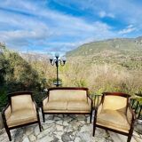 Mobilier de salon en Acajou Massif D’époque Empire