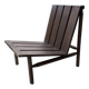 Modernist oak armchair