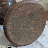 Vintage stoneware candlestick