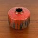 Brutalist studio pottery vase by Lu and Gerd Grove, 1964.