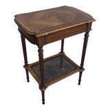 Old dressing table worker empty pocket table in walnut