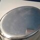 Flat hollow silver metal
