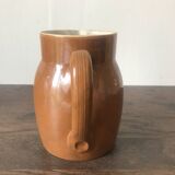 Set of 3 glazed stoneware jugs