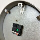 Grey Industrial Factory Wall Clock from AEG, 1960s