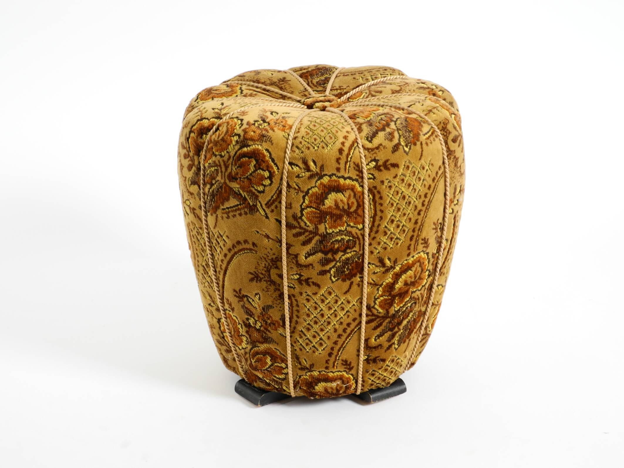 Original Pouf Stool by Jindrich Halabala from 1958 | Art Deco Bauhaus