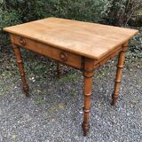 Old rattan desk