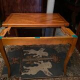 Table with wallet tray modular length Louis XV 281cm