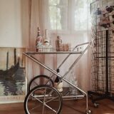 Chrome dessert table