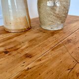 Old raw wood sideboard
