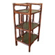 Vintage stand shelf in bamboo and rattan