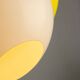 Space-age Yellow Plexiglas Pendant Lamp, 70s
