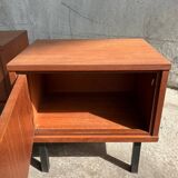 Pair of teak bedside tables, 1970s
