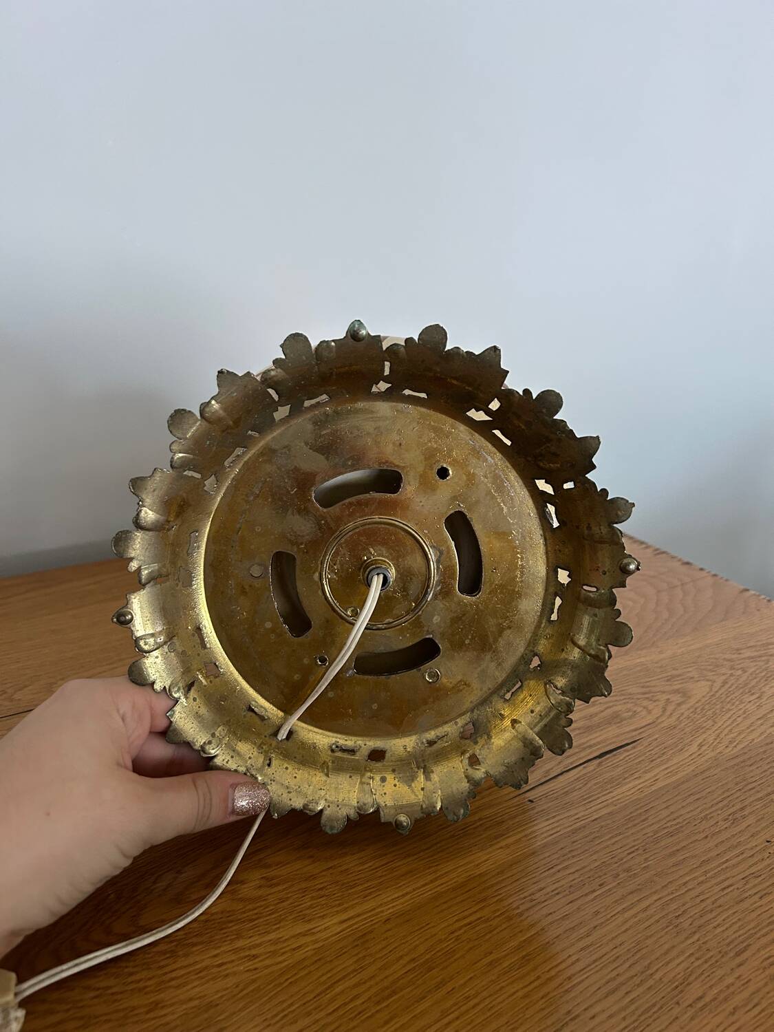 Lampe en céramique vintage