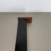 cubic Large 38cm Teak and Metal adjustable wall light element, Germany 1950s