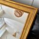 Antique gilded wood mirror 50x60cm