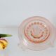Adorable pink glass juicer