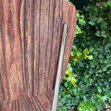 Set of 4 brown Formica chairs