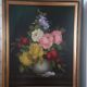 Tableau floral R. Rosini, très bon etat