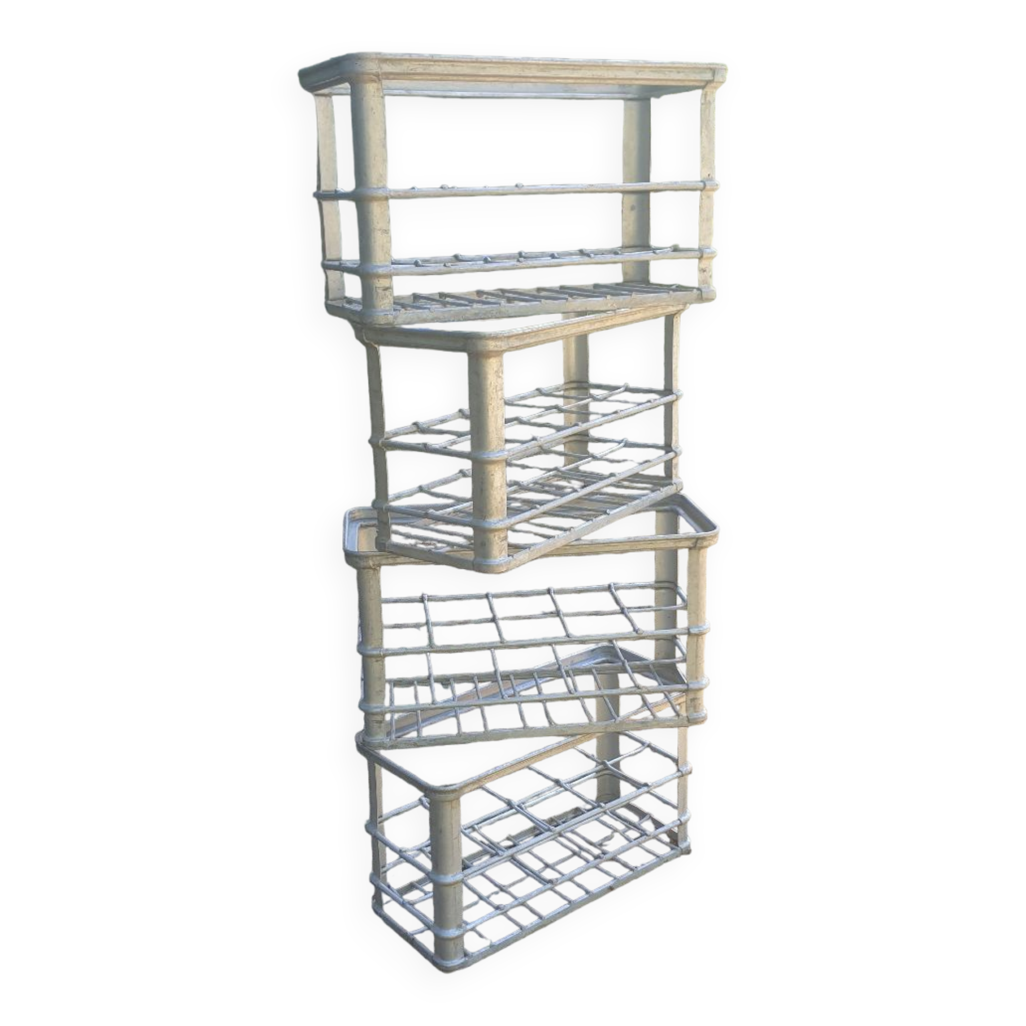 Stackable metal lockers