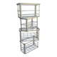 Stackable metal lockers