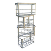 Stackable metal lockers