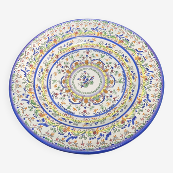 Decorative ceramic wall plate