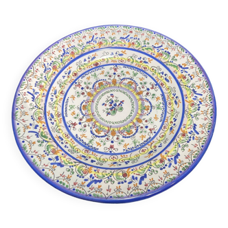 Decorative ceramic wall plate